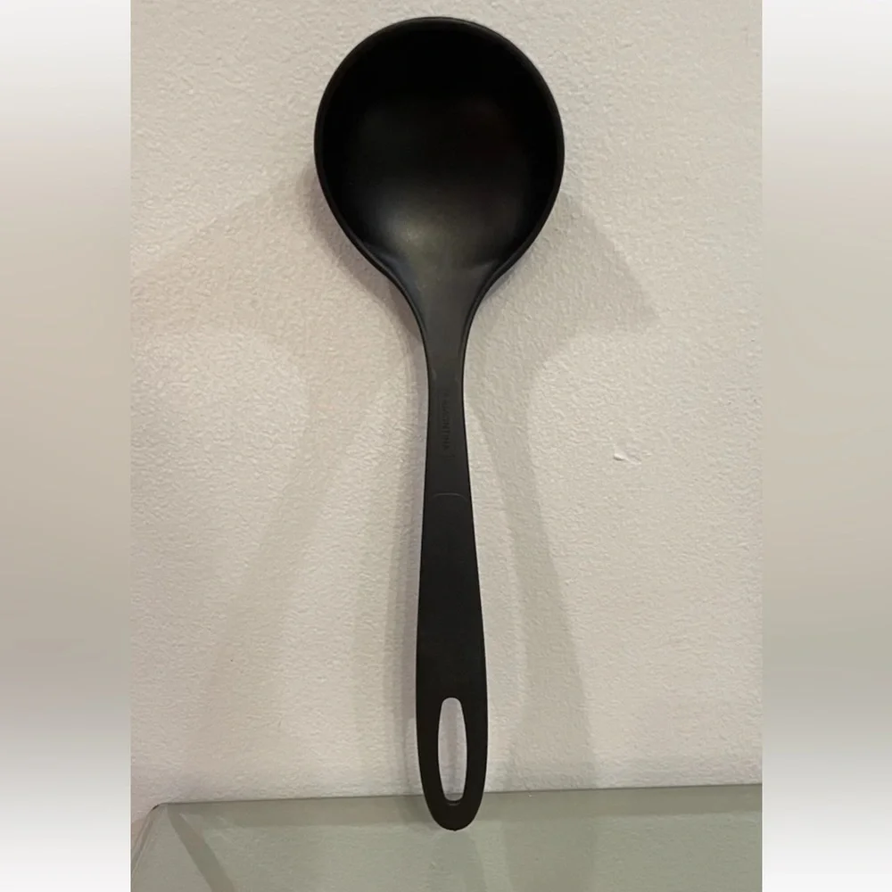 Tramontina Ability Nylon Conchal Ladlel Spoon Black Stir‎